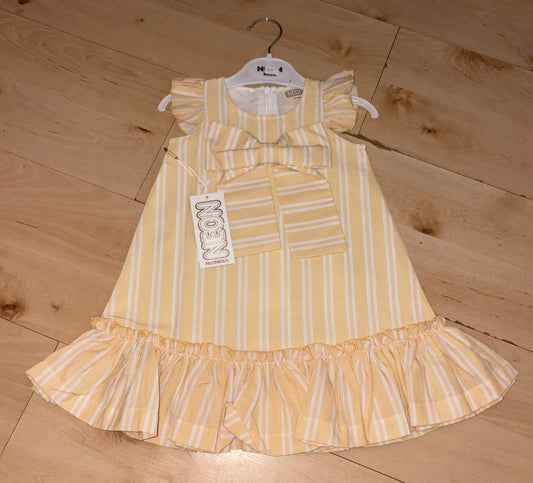 Neon girls yellow summer dress