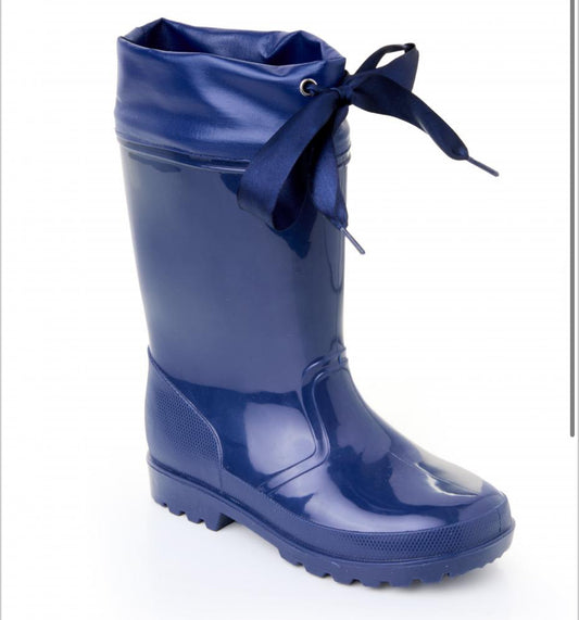Navy Sevva Wellies