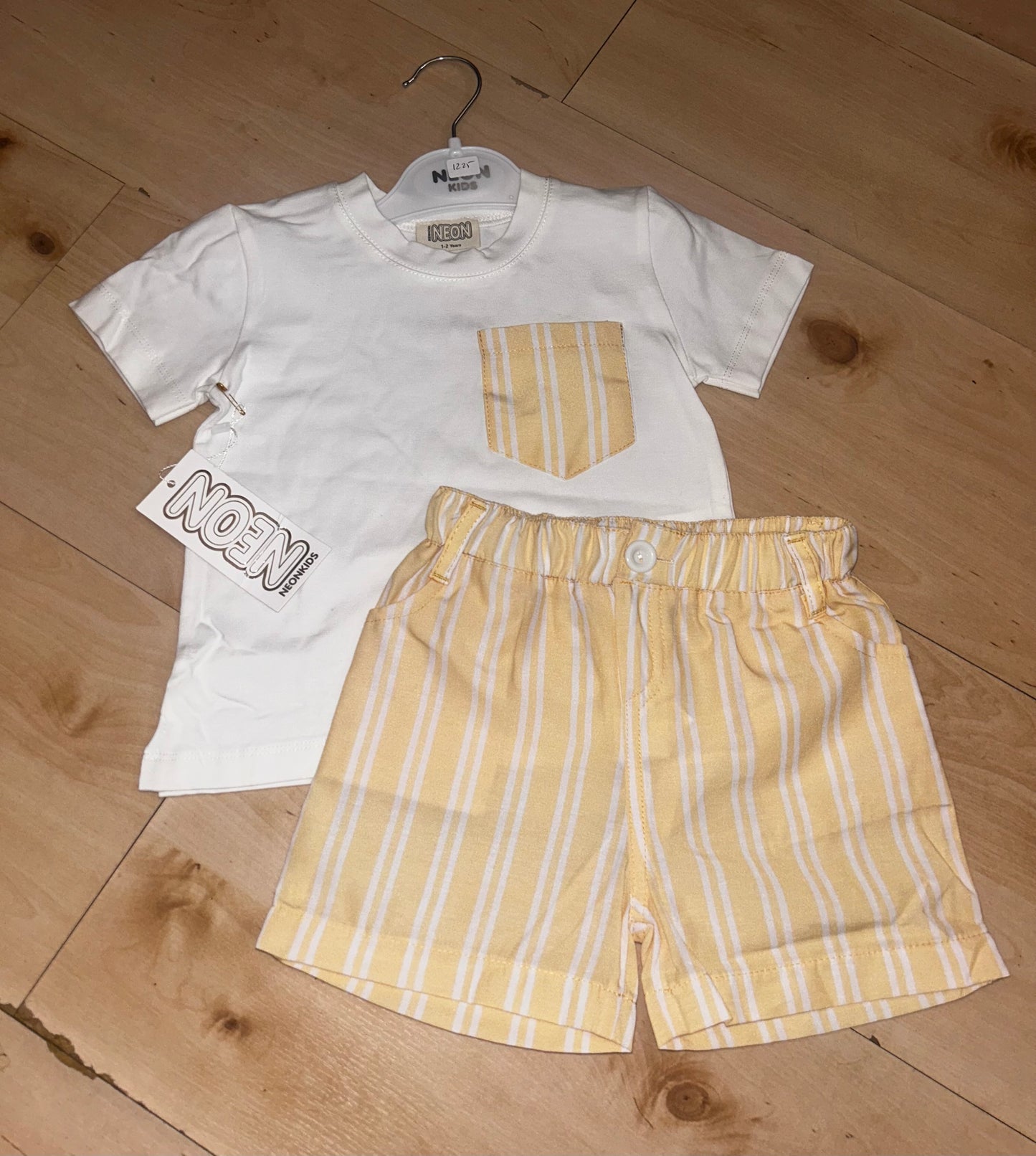 Boys Yellow Short set