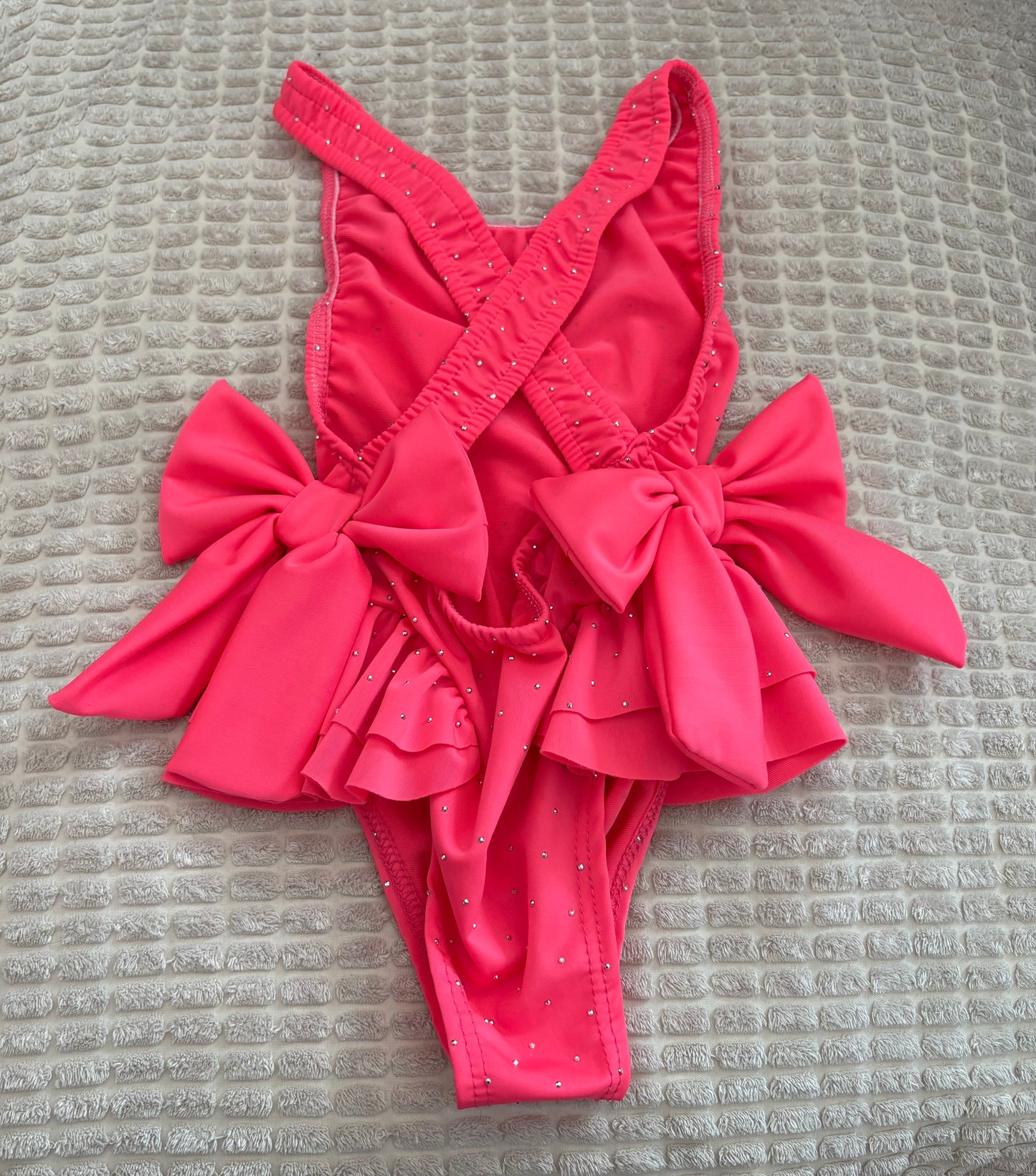 Pink Diamanté Swimsuit